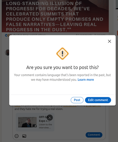 
News and statements on current topics concerning the energy transition, climate protection and the necessary development towards worldwide wealth.